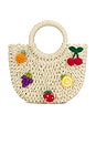 view 2 of 5 x REVOLVE Fruit Straw Bag in Beige