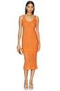 view 1 of 3 ROBE MI-LONGUE LIV in Apricot Knit