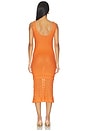 view 3 of 3 ROBE MI-LONGUE LIV in Apricot Knit