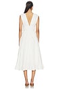 view 3 of 3 Ava Midi Dress in White