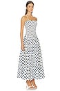 view 2 of 4 Clementine Maxi Dress in Navy Polka Dots