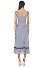 view 3 of 4 Liam Midi Dress in Navy Gingham