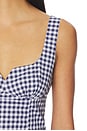 view 4 of 4 Liam Midi Dress in Navy Gingham