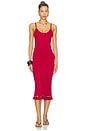 view 1 of 3 VESTIDO NORA KNIT in Sriracha Red
