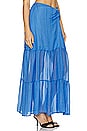 view 2 of 5 Valentina Skirt in Lazuli Blue Stripe