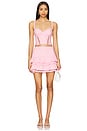 view 5 of 6 Lydia Mini Skirt in Proper Pink