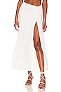 view 1 of 5 Valentina Maxi Skirt in White Lotus