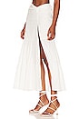 view 3 of 5 Valentina Maxi Skirt in White Lotus