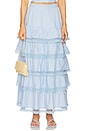 view 1 of 6 Adina Skirt in Cloud Blue