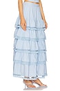 view 2 of 6 Adina Skirt in Cloud Blue