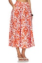 view 2 of 6 Paula Midi Skirt in Isla Roja