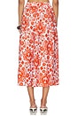 view 4 of 6 Paula Midi Skirt in Isla Roja