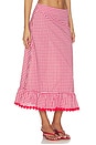 view 2 of 6 JUPE LONGUE LOLA in Sriracha Gingham