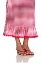 view 6 of 6 JUPE LONGUE LOLA in Sriracha Gingham