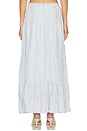 view 4 of 6 JUPE LONGUE RILEY in Cloud Blue Gingham