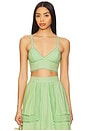 view 1 of 5 Jasmine Crop Top in Matcha Latte