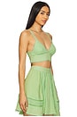 view 2 of 5 Jasmine Crop Top in Matcha Latte