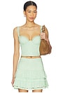 view 1 of 4 Sasha Top in Summer Green