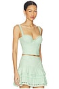 view 2 of 4 Sasha Top in Summer Green