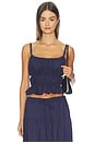 view 1 of 4 Amelia Top in Navy