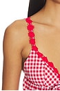 view 5 of 5 Sienna Top in Sriracha Gingham