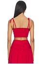 view 3 of 4 Ezra Top in Sriracha Red