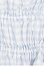 view 5 of 5 Amelia Top in Cloud Blue Gingham