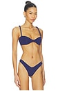 view 2 of 5 TOP BIKINI ASHER in Berry Blue