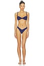 view 4 of 5 TOP BIKINI ASHER in Berry Blue