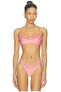 view 1 of 6 TOP BIKINI EMMY in Sriracha Gingham