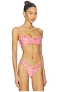 view 3 of 6 TOP BIKINI EMMY in Sriracha Gingham