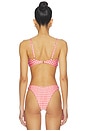 view 4 of 6 TOP BIKINI EMMY in Sriracha Gingham
