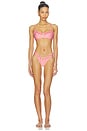 view 4 of 5 BRAGUITA BIKINI MILLIE in Sriracha Gingham