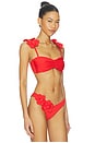 view 2 of 5 Rae Bikini Top in Sriracha Red