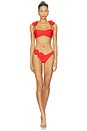 view 4 of 5 Rae Bikini Top in Sriracha Red