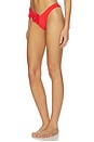 view 3 of 6 Rae Bikini Bottom in Sriracha Red