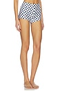 view 2 of 4 Ciara Mini Short in Navy Polka Dots
