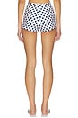 view 3 of 4 Ciara Mini Short in Navy Polka Dots
