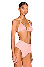 view 2 of 4 HAUT DE MAILLOT DE BAIN FIFI in Rose Rib