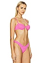 view 2 of 5 Lara Bikini Top in Pink Athena