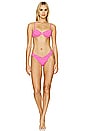view 4 of 5 Lara Bikini Top in Pink Athena