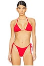 view 1 of 5 Fifi Bikini Top in Espanola Red