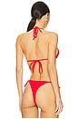 view 3 of 5 Fifi Bikini Top in Espanola Red