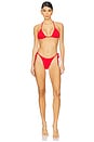 view 4 of 5 Fifi Bikini Top in Espanola Red