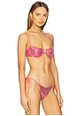 view 2 of 4 Lara Bikini Top in Legally Coral