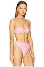 view 2 of 4 Portia Bikini Top in Tierra Linda Coral