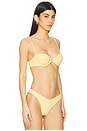 view 2 of 5 Lara Bikini Top in Honeycomb Queen