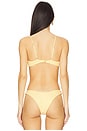 view 3 of 5 Lara Bikini Top in Honeycomb Queen