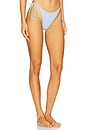 view 2 of 4 Ari Bikini Bottom in Cloud Blue Weave
