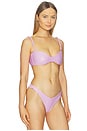view 2 of 5 Asher Bikini Top in Lavender Pearl